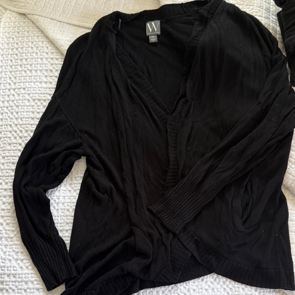 Worthington Open Front Cardigan
